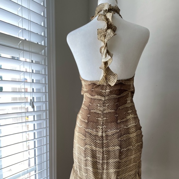 Genuine Roberto Cavalli Mini, Animal Print Wrap Dress - Picture 3 of 16